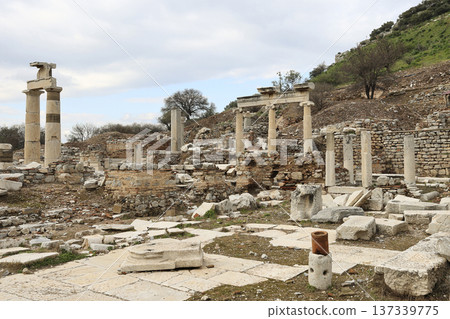 Ruins of the city of Ephesus 137339775