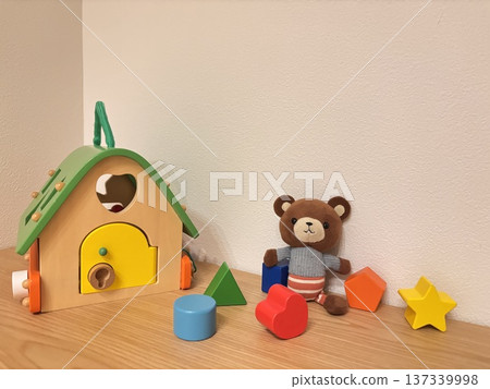 積木和泰迪熊兒童玩具 137339998