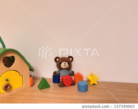 積木和泰迪熊兒童玩具 137340003