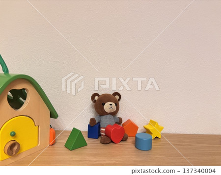 積木和泰迪熊兒童玩具 137340004