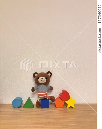 積木和泰迪熊兒童玩具 137340012