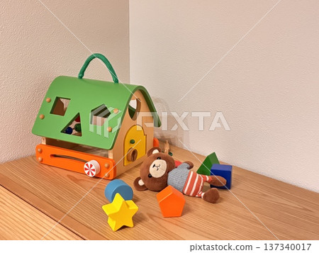 積木和泰迪熊兒童玩具 137340017