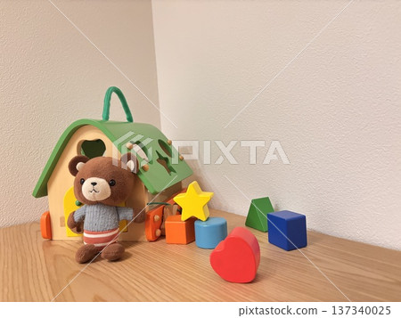 積木和泰迪熊兒童玩具 137340025