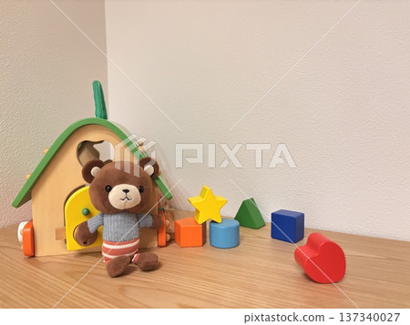 積木和泰迪熊兒童玩具 137340027