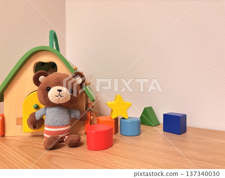 積木和泰迪熊兒童玩具 137340030