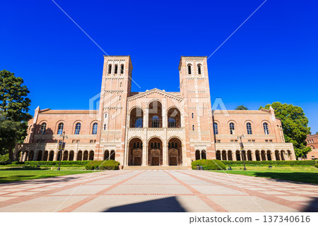Royce Hall, the main hall of UCLA, USA 137340616