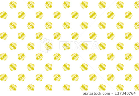 Plum pattern, gold, traditional Japanese background Plum pattern, gold, traditional Japanese background 137340764