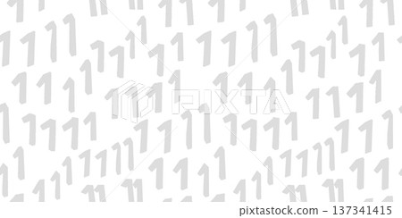 Modern hand-drawn number pattern background material Modern hand-drawn number pattern background material 137341415