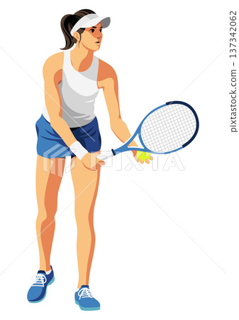 Women's tennis player Women's tennis player 137342062