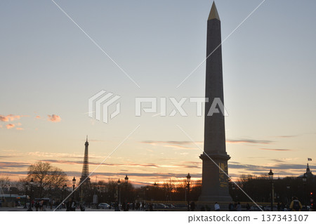 A view of Paris from the Place de la Concorde at sunset, photographed on March 2, 2026. A view of Paris from the Place de la Concorde at sunset, photographed on March 2, 2026. 137343107