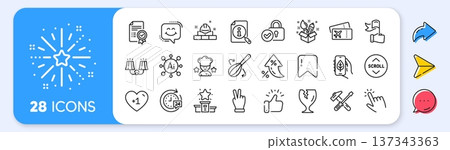 Victory hand, Fragile package and Best chef line icons. Interest rate, AI generate, Inflation icons. Pack of Smile chat, Certificate, Creativity icon. Vector Victory hand, Fragile package and Best chef line icons. Interest rate, AI generate, Inflation icons. Pack of Smile chat, Certificate, Creativity icon. Vector 137343363