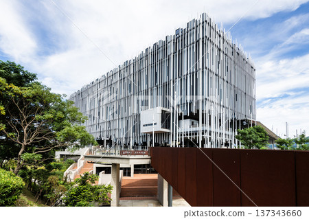 Building view of the New Taipei City Art Museum, located in Yingge District, New Taipei, Taiwan. Building view of the New Taipei City Art Museum, located in Yingge District, New Taipei, Taiwan. 137343660