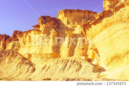 Rock formations Bolnuevo, Spain Rock formations Bolnuevo, Spain 137343873