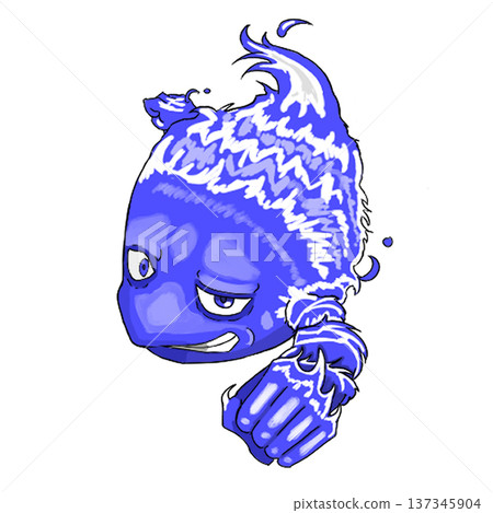 精靈藍怪獸 137345904