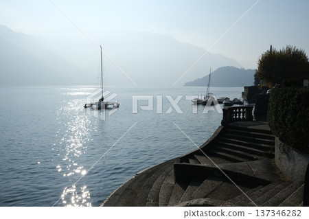 Epic Como lake view in November Epic Como lake view in November 137346282