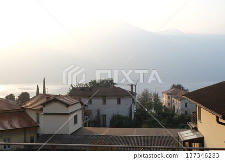 Epic Como lake view in November Epic Como lake view in November 137346283