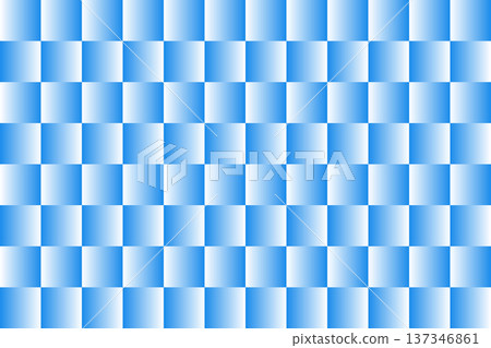 Blue Gradient Checkerboard Seamless Geometric Pattern Background 137346861