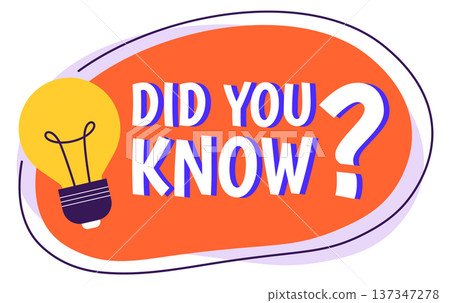 Quiz information label. Trivia fact color sticker Quiz information label. Trivia fact color sticker 137347278