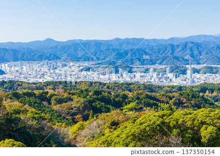 Autumn in Shizuoka City, Shizuoka Prefecture: View from Nihondaira Yume Terrace 137350154