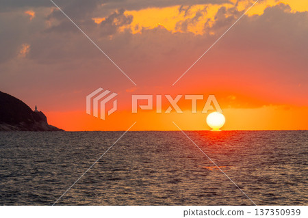東海日落－屋久島傍晚景色（秋季） 137350939