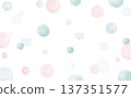 Refreshing polka dot pastel color background 137351577