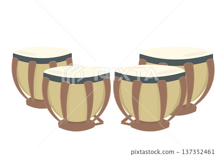 Simple timpani icon 137352461