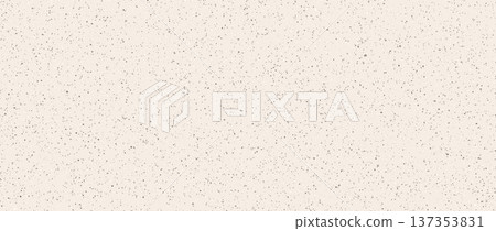 Beige seamless stone texture. Light ecru grain noise background with speckles, flecks, particles. Distress repeated gritty pattern wallpaper. Craft dotted paper surface. Vector material speck backdrop Beige seamless stone texture. Light ecru grain noise background with speckles, flecks, particles. Distress repeated gritty pattern wallpaper. Craft dotted paper surface. Vector material speck backdrop 137353831