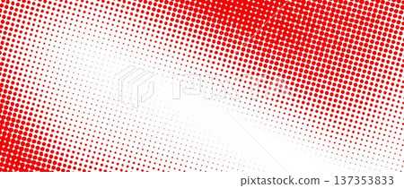 Red color halftone grain texture. Faded dotted gradient pattern background. Grunge pixelated cartoon overlay backdrop. Raster comic pop art gradation wallpaper. Anime or manga wavy noise cover. Vector Red color halftone grain texture. Faded dotted gradient pattern background. Grunge pixelated cartoon overlay backdrop. Raster comic pop art gradation wallpaper. Anime or manga wavy noise cover. Vector 137353833