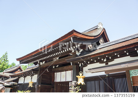 A wooden shrine building where tradition lives on A wooden shrine building where tradition lives on 137355159