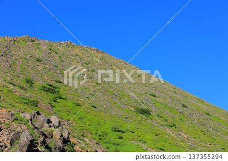 Climbing scenery of Mount Nasu Climbing scenery of Mount Nasu 137355294