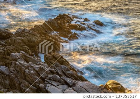 屋久島釣魚點：志瀨海岸的傍晚景色（冬季） 137355517