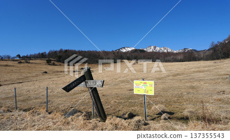 從八岳牧場眺望八嶽山脈 137355543