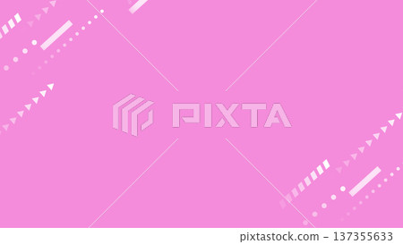 背景插圖，兩端排列著幾何圖形。彩色背景 137355633