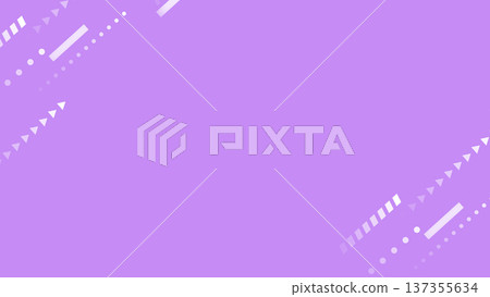 背景插圖，兩端排列著幾何圖形。彩色背景 137355634