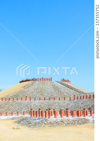 Kamezuka Kofun in winter, Oita City, Oita Prefecture Kamezuka Kofun in winter, Oita City, Oita Prefecture 137355752
