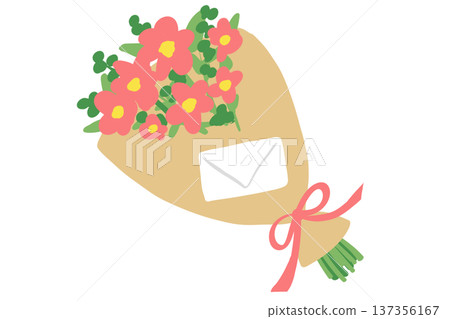 Bouquet, Spring, Kindness, Letter Bouquet, Spring, Kindness, Letter 137356167