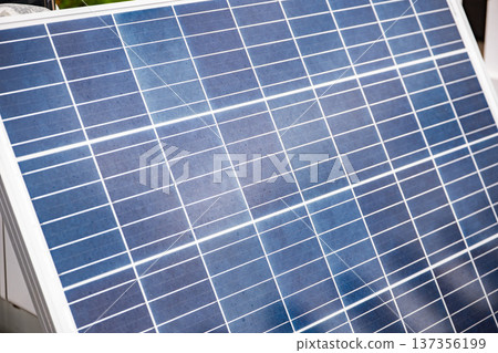 Solar panel converting sunlight into clean energy, promoting a sustainable future Solar panel converting sunlight into clean energy, promoting a sustainable future 137356199