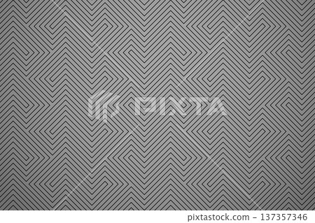 Abstract geometric pattern with stripes, lines. Seamless vector background. Gray and black ornament. Simple lattice graphic design 137357346
