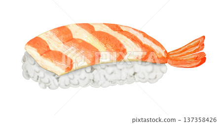 Nigiri Sushi - Shrimp 137358426
