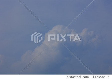 Clouds floating in the blue sky 137358506