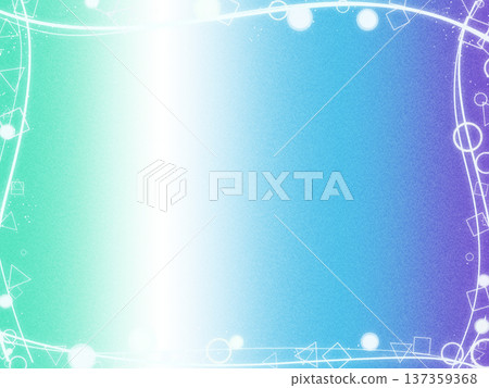 漸層幾何流線型框架 漸層幾何流線型框架 137359368