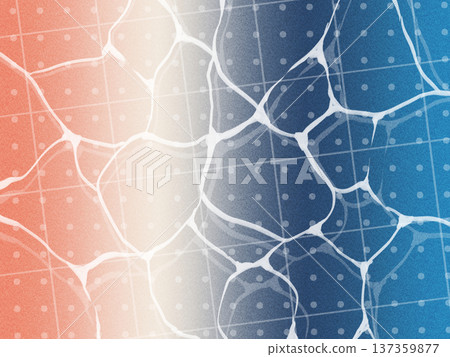 Gradient grid dot water surface Gradient grid dot water surface 137359877
