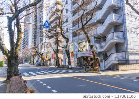東京城市景觀:武藏堺站南口,堺港大街 東京城市景觀:武藏堺站南口,堺港大街 137361106