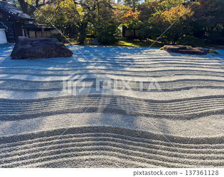Landscape with rock garden 137361128