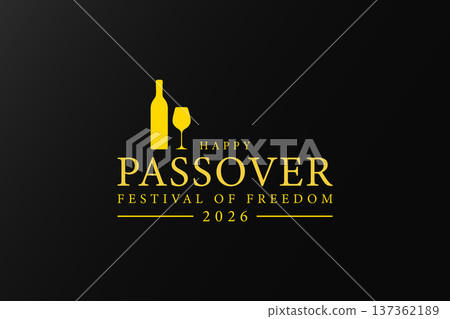 Golden Happy Passover 2026 Festival of Freedom Design Golden Happy Passover 2026 Festival of Freedom Design 137362189