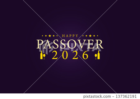 Happy Passover 2026 Elegant Festive Typography Design Happy Passover 2026 Elegant Festive Typography Design 137362191
