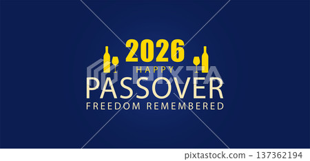 Happy Passover 2026 Freedom Remembered Banner Happy Passover 2026 Freedom Remembered Banner 137362194