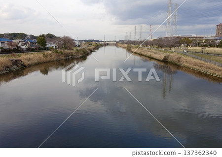河景:花見川,從瑞穗橋眺望。 河景:花見川,從瑞穗橋眺望。 137362340