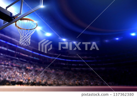 Basketball arena	 137362380