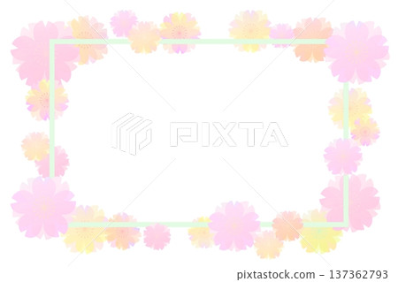 Spring pink flower frame 4 Spring pink flower frame 4 137362793